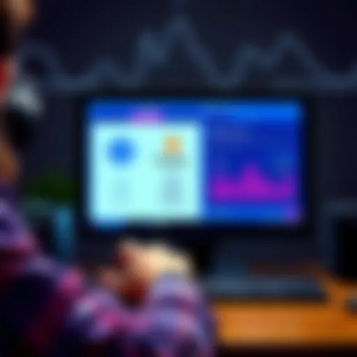 A person using a computer to transfer XRP and ZBCN on a Trezor wallet, showing a digital wallet interface with confusion over ZBCN appearing as Solana.
