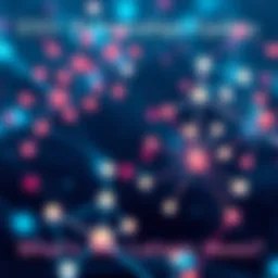 A visual representation of XYO partnerships with connected nodes symbolizing communication and collaboration