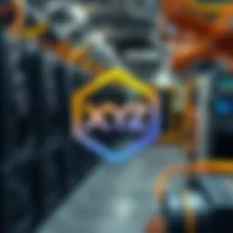 Logo of XYZ Mining with mining equipment in the background