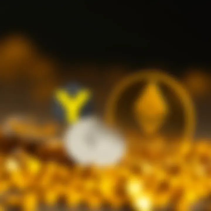 Logo of Yellow Network alongside Ethereum symbol, representing the potential of $YELLOW in crypto investment