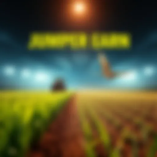 A visual comparison of traditional yield farming techniques and the Jumper Earn method, showing various investment strategies and tools.