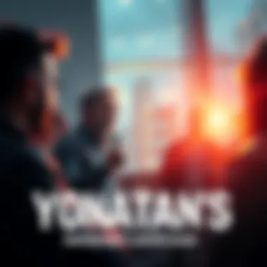 Yonatan speaking to a group, inspiring them with his life lessons and positive outlook