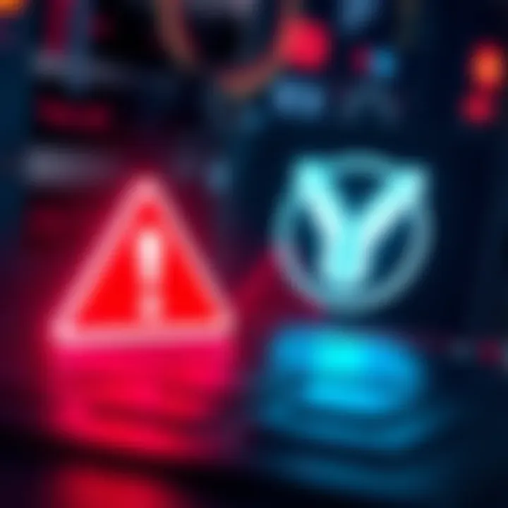 A graphic showing a warning sign next to the Yoroi wallet logo, indicating vulnerabilities affecting user funds.