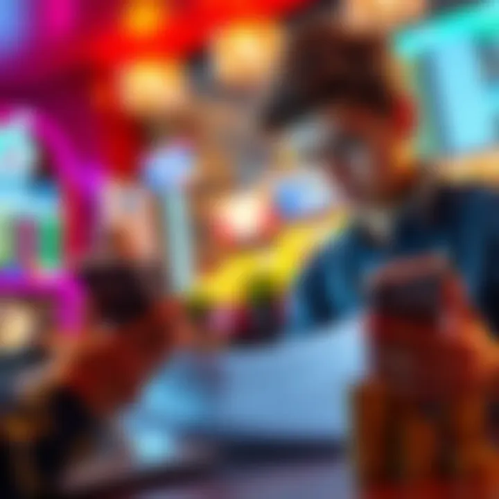 Financial Planning for Young Gamblers A young gambler analyzing financial documents and cryptocurrency apps