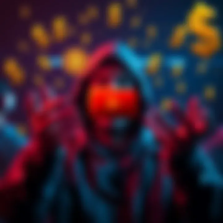 YouTube Creators Paid in Stablecoin A graphic showing a U.S. creator receiving payouts in stablecoin, with dollar signs and cryptocurrency symbols surrounding them.