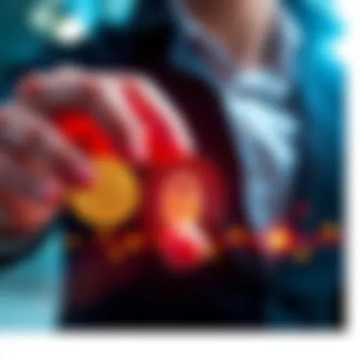A person removing a scam token from their digital ledger with a secure lock symbol representing asset protection.