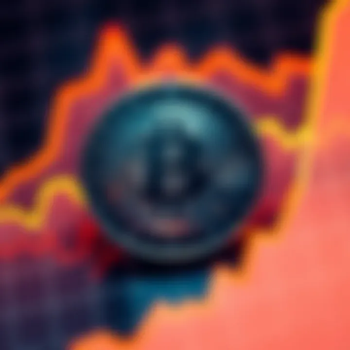 A Zcash coin displayed alongside a rising graph, symbolizing growth and interest in Zcash due to whale activity and low supply