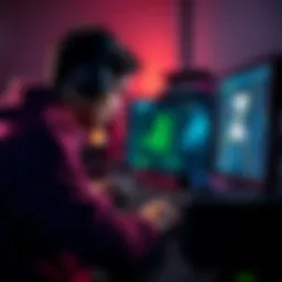 A person using a computer to create a new Zcash wallet, ensuring privacy and security.