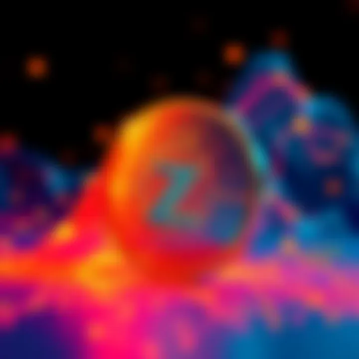 ZCHF Stablecoin Concept A visual representation of the ZCHF stablecoin, showing a Swiss franc symbol blended with blockchain elements, symbolizing its decentralized nature