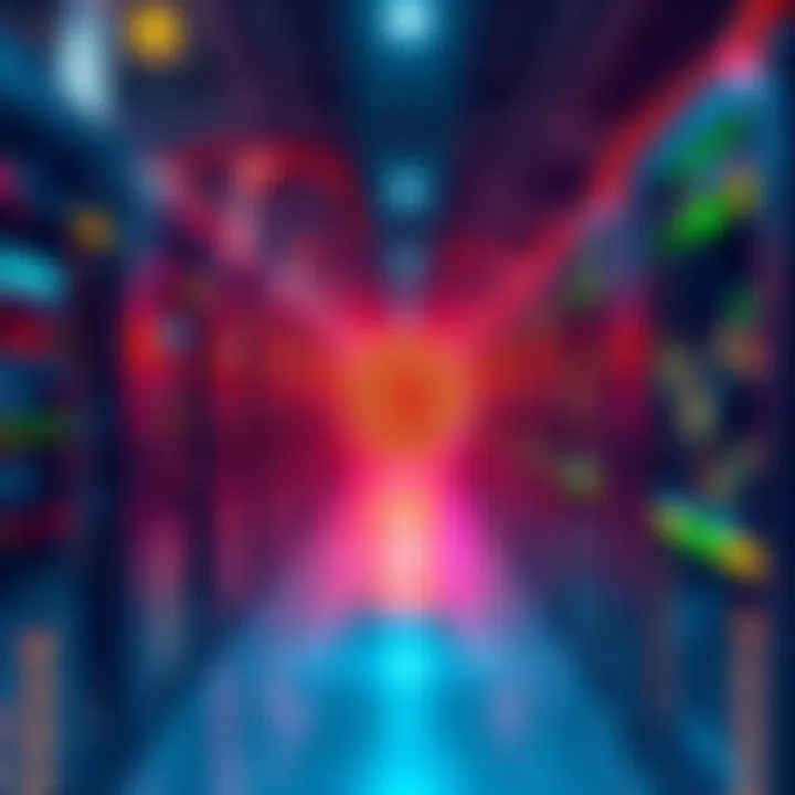 ZEC mining machines working efficiently, showing positive profit indicators, with a backdrop of cryptocurrency symbols