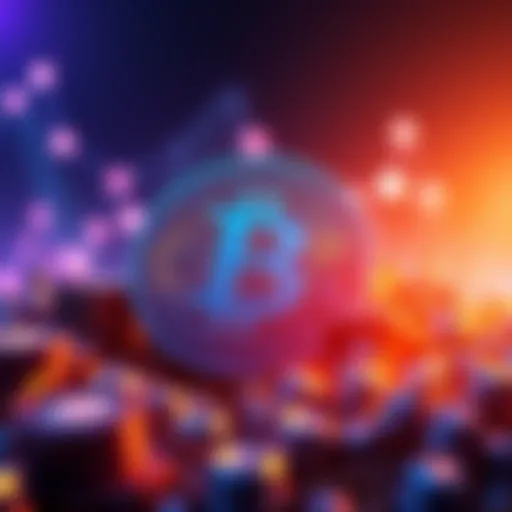 Visual representation of zBTC integration on Solana with Bitcoin symbols and blockchain elements