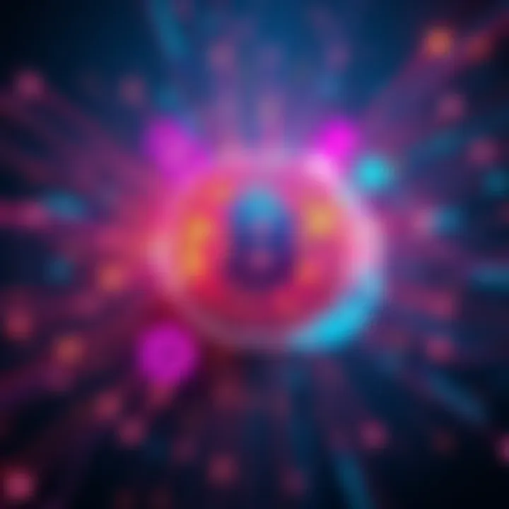 Unveiling zkSNARK: The Future of Cryptography? A visual representation of zkSNARK technology with abstract design elements symbolizing innovation and profitability in the tech sector.