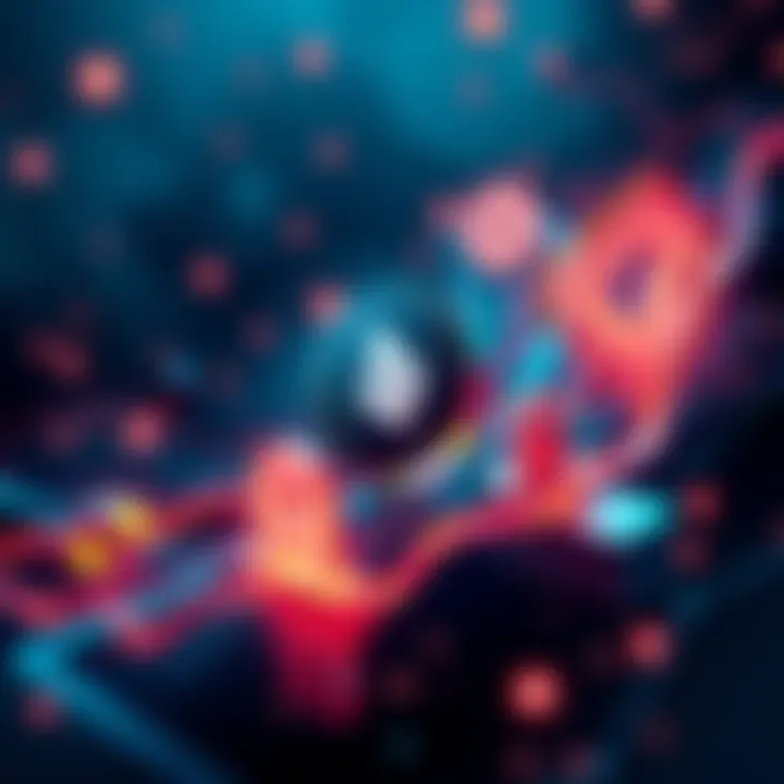 Illustration showing the concept of ZK-proofs enhancing Monero's scalability and user experience with graphical elements representing privacy and chain integrity.