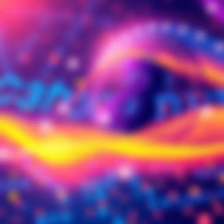 ZK Proofs and Stablecoins An illustration showing the concept of ZK proofs enhancing stablecoin transactions with a flowing digital currency symbol on a blockchain background.