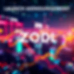 A graphic showcasing the ZODL logo with a vibrant background representing the market activity and investor interest.