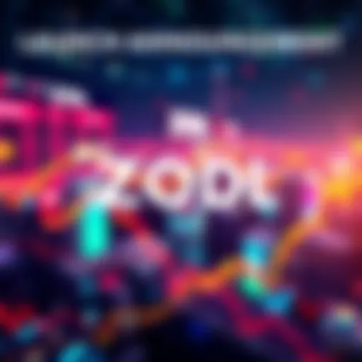 A graphic showcasing the ZODL logo with a vibrant background representing the market activity and investor interest.
