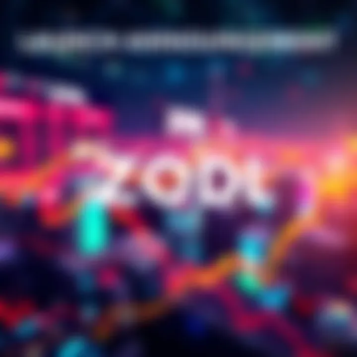 A graphic showcasing the ZODL logo with a vibrant background representing the market activity and investor interest.