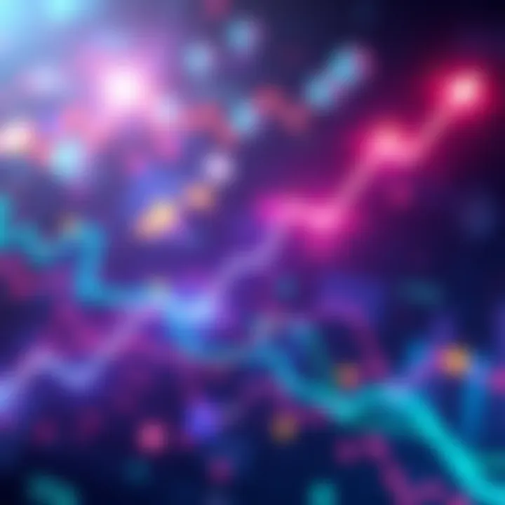 A graphic showing an upward trend line representing growth, with financial symbols and bright colors indicating potential success.