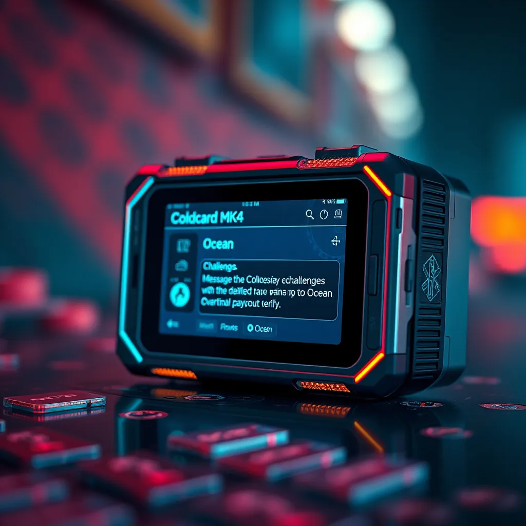 Challenges with Coldcard MK4 and Ocean Payout Verification - CoinBuzzNow
