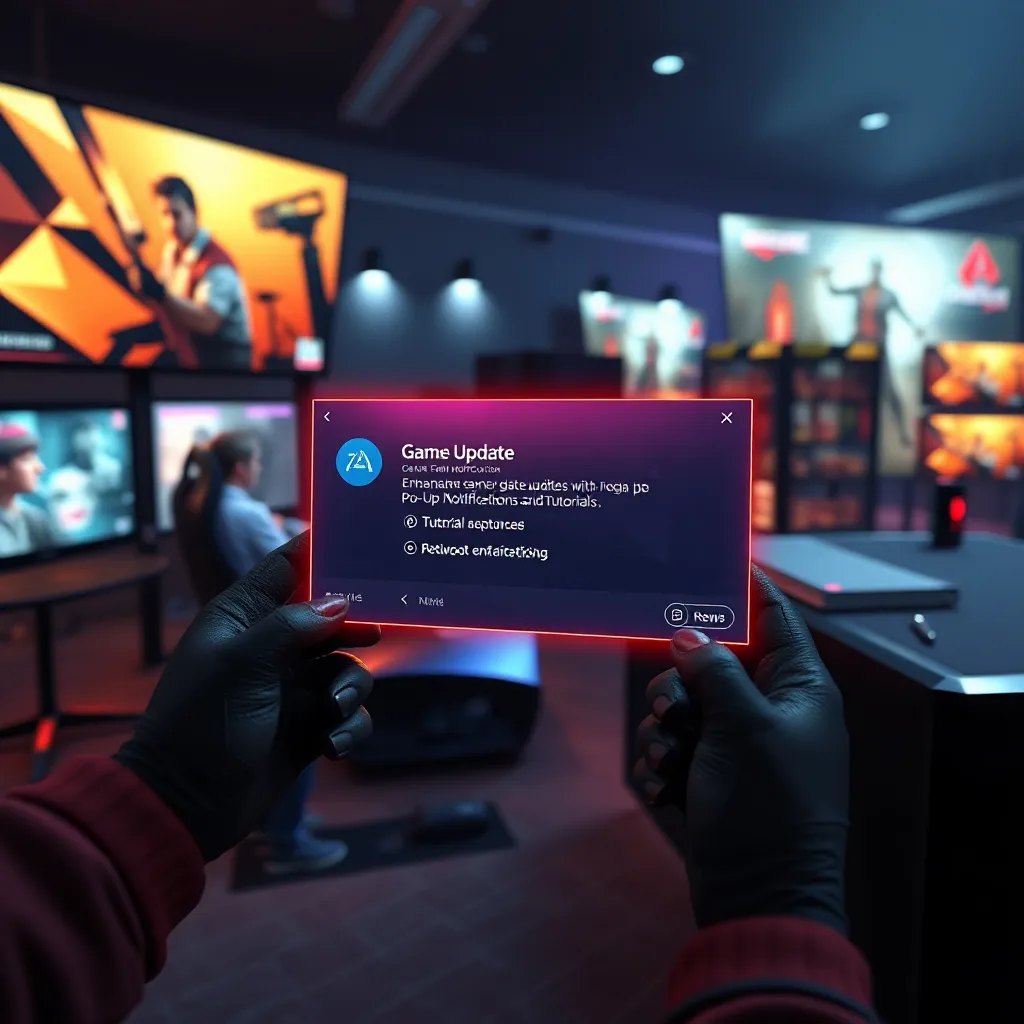 Random Game Notification Enhancing Game Updates with Pop-Up Notifications and Tutorials ...